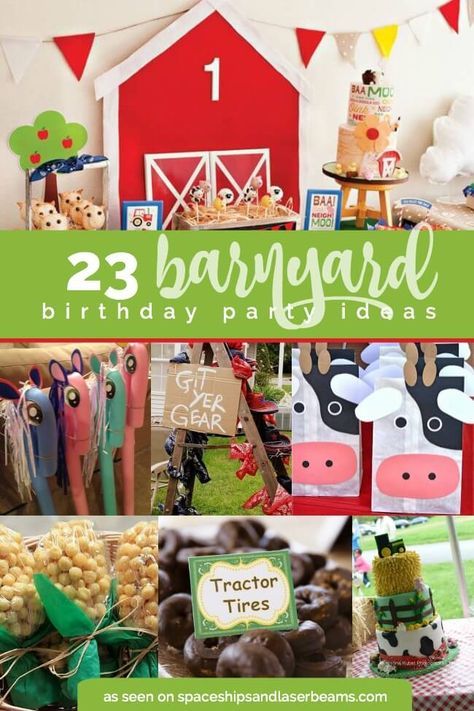 Barn Birthday Party, Emma Thomas, Farm Themed Party, Barnyard Birthday Party, Farm Theme Birthday, Farm Animal Party, Farm Animals Birthday Party, Farm Themed Birthday Party, Yard Party