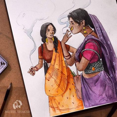 Human Painting, Bengali Art, Bd Art, Human Figure Sketches, Watercolor Art Journal, Boho Art Drawings, Art Painting Tools, Beautiful Art Paintings, Art Painting Gallery