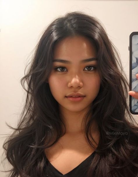 #asiangirl #pinay #filipina #beautifulgirl #prettygirls #asianwoman Filipino Makeup Looks Natural, Filipino Face Claim Female, Filipina Makeup Looks, Make Up For Morena Skin Filipina, Morena Makeup Filipina, Filipina Hairstyles, Filipino Face Claim, Tan Asian Makeup, Filipina Hair