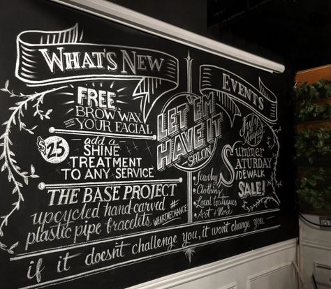 Blackboard Art, Ometepe, Blackboard Wall, Chalk Sign, Chalk Design, Chalk Wall, Chalkboard Lettering, Chalk Lettering, Chalkboard Designs