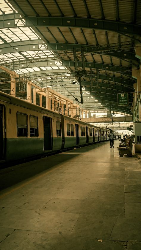 velachery railway station Chennai Railway Station, Railway Station Aesthetic, Railway Station Photography, Chennai Photography, Beach Background Images, Scenery Photography, Train Photography, Face Aesthetic, Beach Background