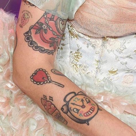 Melanie Martinez Tattoo, Martinez Tattoo, No Thoughts Head Empty, S Tattoos, Melanie Martinez Drawings, No Thoughts, Healing Tattoo, Makeup Tattoos, Aesthetic Tattoo