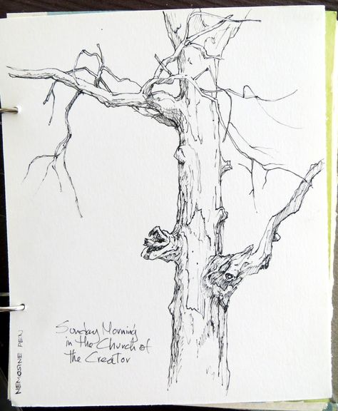 Tree Sketch, Tree Drawings Pencil, Nature Sketch, Tree Sketches, Lake Painting, 카드 디자인, Nature Drawing, Tree Drawing, Sketchbook Inspiration