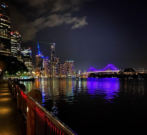 Brisbane City At Night, Brisbane Australia Photography, Brisbane Australia City, Australia City Aesthetic, Brisbane City Aesthetic, Brisbane Australia Aesthetic, Brisbane Aesthetic, December Collage, Aesthetic City View