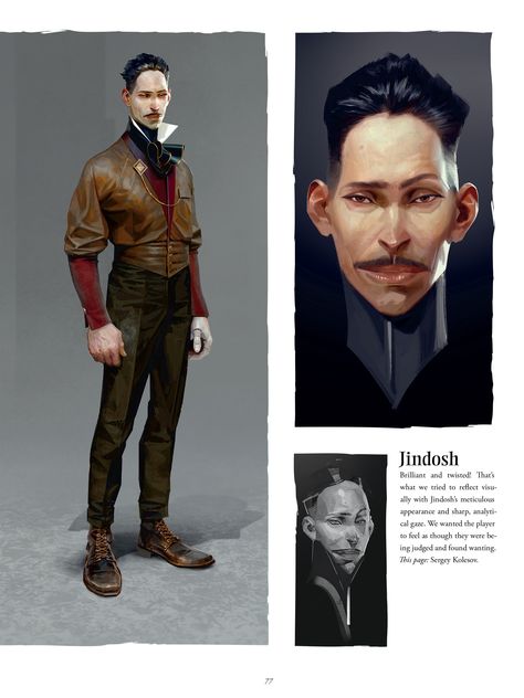 The Art of Dishonored 2 Steampunk Character, Dishonored 2, Dishonored, Game Concept Art, Digital Painting Tutorials, Book Layout, Retro Futurism, Dieselpunk, Character Development