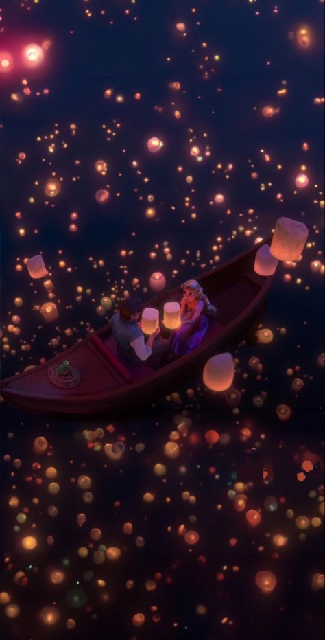 Rapunzel And Flynn Wallpaper, Tangled Lantern Wallpaper, Disney Wallpaper Tangled, Tangled Aesthetic, Lantern Wallpaper, Tangled Lanterns, Tangled Wallpaper, Tangled Movie, Princess Fantasy