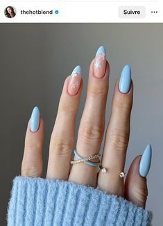 Beachy Nails Colors Summer, Color Celeste Pastel, Latte Nails, Prepare For Summer, Girly Nails, Acrylic Nail Ideas, Festive Nails, Swift Outfits, Beach Nail