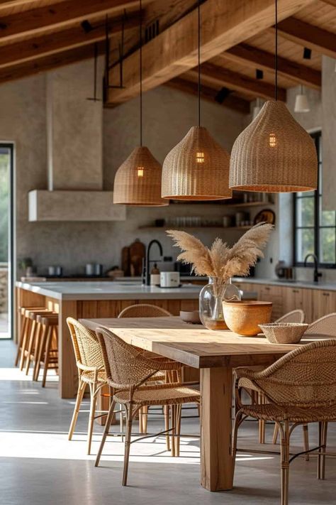 Modern Organic Interior Design, Organic Modern Dining, Dining Room Green, Organic Dining Room, Organic Modern Dining Room, Organic Interior Design, Mediterranean Living Room, Organic Living Room, Neutral Dining Room