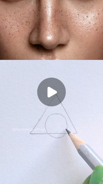 Nose For Drawing, How To Make Nose Drawing, How To Nose Drawing, How To Draw A Cute Nose, How To Make Nose Sketch, How To Paint Nose, How To Paint A Nose, Sketch Of Nose, Nose Guidelines