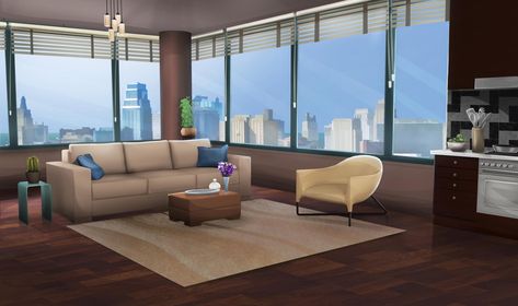 Anime Houses, Habbo Hotel, La Apartment, Episode Interactive Backgrounds, Episode Backgrounds, Living Room Background, Anime Room, Anime Background, Albania