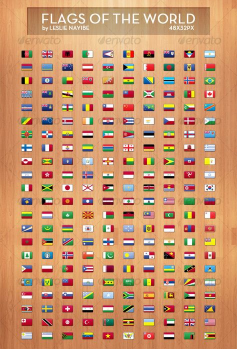 Flags of The World — Photoshop PSD #countries #yellow • Available here → https://graphicriver.net/item/flags-of-the-world/114913?ref=pxcr T Is For Train, Manchester United Wallpapers Iphone, All World Flags, Pictures Of Flags, World Map Continents, Country Flags Icons, Flag Of Europe, World Country Flags, Countries And Flags