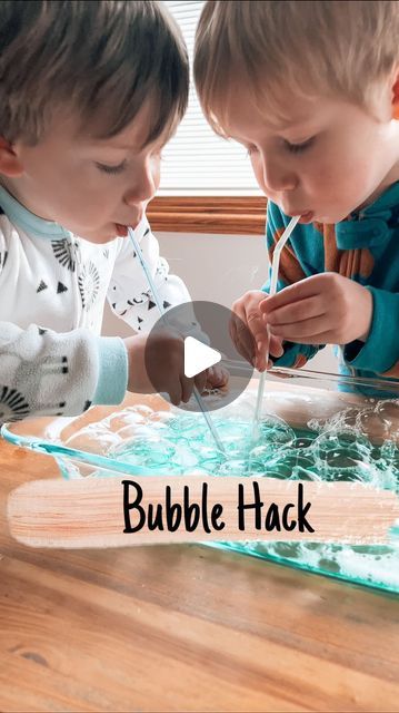 Straw Activities, Playing With Bubbles, Oral Motor Activities, Bubble Activities, Blow Bubbles, Bubble Solution, Awesome Mom, Baby Activities, Family Ideas