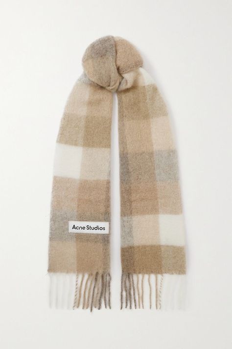 not mine #vanillagirlaesthetic Neutral Scarf, Scarf Aesthetic, Cute Scarfs, Acne Shop, Scarf Outfit, Chunky Scarves, Cozy Scarf, Liberty London, Blanket Scarf