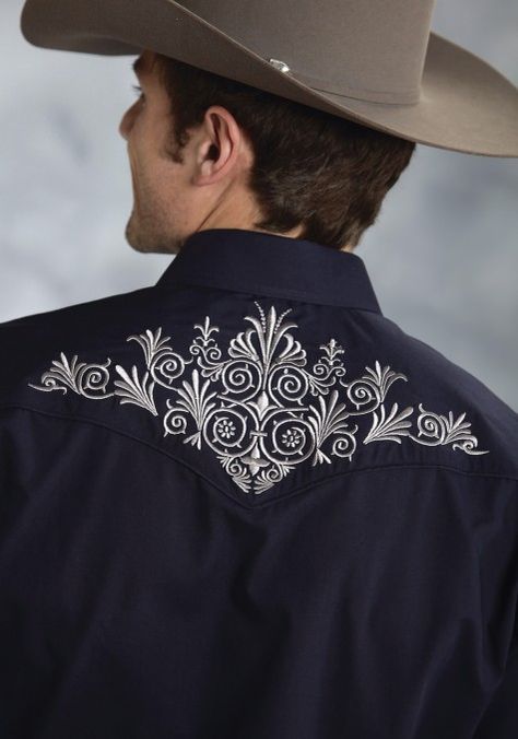 Mens Embroidered Jacket, Embroidery Shirts Mens, Embroidery On Shirts Men, Embroidery Sleeve Designs, Men Shirt Embroidery, Shirt Embroidery Ideas For Men, Mens Embroidered Shirt, Embroidery Shirt Men, Cowboy Shirts For Men