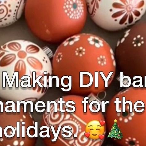 199K views · 24K likes | Shop Latinx on Instagram: "FINE, we’ll go to the craft store to make these DIY barro ornaments. 🥰🏺 ⠀⠀⠀⠀⠀⠀⠀�⠀⠀ TT: blankisj2" Mexican Tree Ornaments, Mexican Christmas Decorations Diy, Mexican Christmas Tree Ornaments Diy, Terra Cotta Ornaments, Mexican Ornaments Diy, Diy Mexican Christmas Ornaments, Mexican Ornaments, Mexican Christmas Tree, Mexican Christmas Decorations