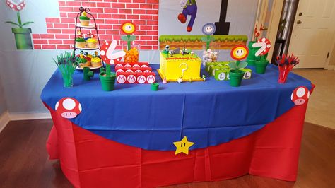 Cars Birthday Party Games, Bolo Pikachu, Super Mario Brothers Birthday, Mario Brothers Birthday Party, Happy Birthday B, Mario Kart Party, Mario Bros Birthday Party Ideas, Mario Birthday Cake, Nintendo Party