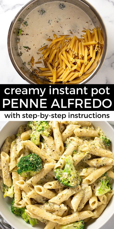 This instant pot pasta is one of the quickest, easiest meals ever which makes it one of my favorites on a busy weeknight! This creamy garlic pasta comes together in just minutes and is loaded with tons of nutty Parmesan flavor along with tender-crisp broccoli. Easiest Meals, Instant Pot Pasta, Pasta With Broccoli, Creamy Garlic Pasta, Instant Pot Pasta Recipe, Pot Noodle, Countertop Ideas, Garlic Pasta, Best Instant Pot Recipe