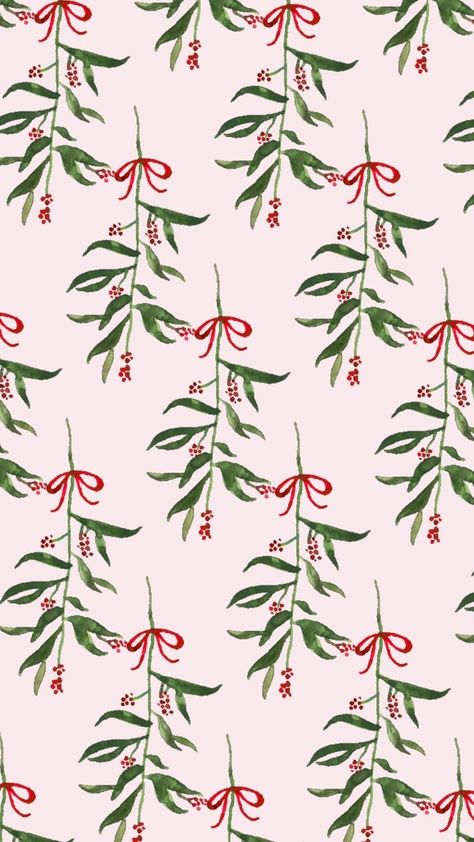 Christmas Iphone Wallpaper, Wallpaper Holiday, Wallpaper Christmas, Red And Green Christmas, Bow Wallpaper, Christmas Iphone, Xmas Wallpaper, Christmas Illustrations, Christmas Phone Wallpaper