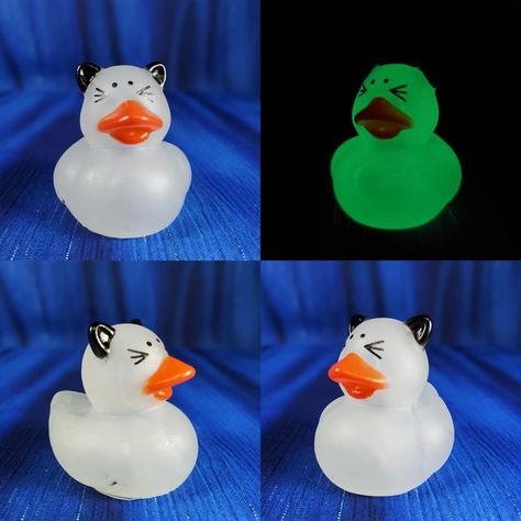 Mini Glow-in-the-Dark Halloween Cat Rubber Duck Rubber Ducks, Rubber Ducky, Autumn Cozy, Rubber Duck, Halloween Cat, Olaf The Snowman, Ducks, Trick Or Treat, Glow In The Dark