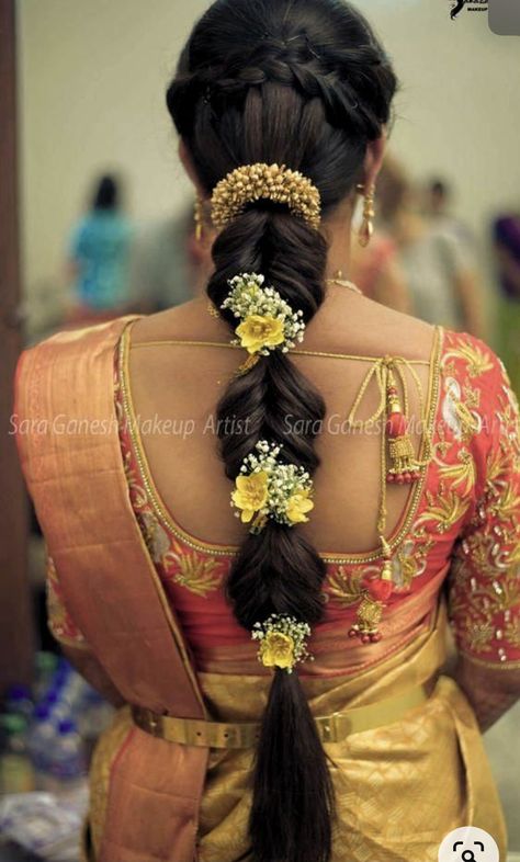 Traditional Hairstyles, Hairstyle Indian, Bridal Hairstyle Indian Wedding, Updo Curly, Hair Style On Saree, Saree Hairstyles, Bride Hairstyle, Engagement Hairstyles, Bridal Hairdo