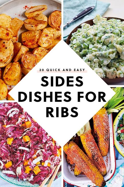 Side Dish For Ribs, Bbq Ribs Sides Dishes, What To Serve With Ribs, Bbq Ribs Sides, Quick And Easy Side Dishes, Side Dishes For Ribs, Easy Side Dishes, Barbecue Sides, Sides Dishes