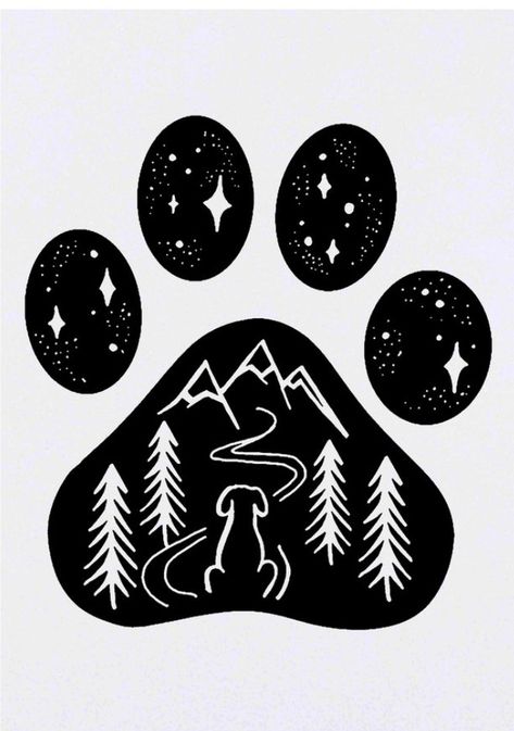 Dog Moon Tattoo, Cute Dog Drawing, Xmas 2024, Hiking Dogs, Dog Tattoo, Tire Cover, Dog Drawing, Dog Park, Love Tattoos