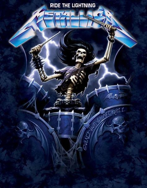 Metallica Design, Skeleton Wallpapers, Metallica Wallpapers, Metallica Lyrics, Metallica Poster, Metallica Ride The Lightning, Arte Heavy Metal, Metallica Cover, Metallica Logo