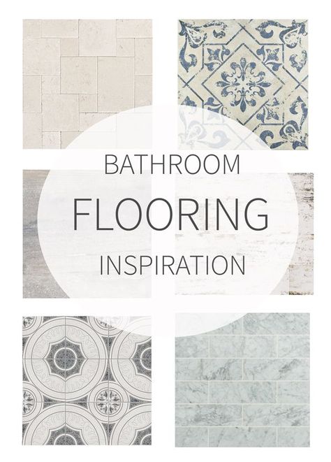 Please enjoy this collection of bathroom flooring inspiration, from a selection of tiles that inspired me for our French Cottage bathroom makeover. Cottage Floors, Cottage Bathroom Inspiration, French Cottage Bathroom, Cottage Flooring, French Bathroom, Kids Bedroom Remodel, Small Bathroom Tiles, French Country Bathroom, Timeless Bathroom