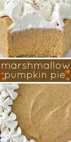 No Bake Marshmallow Pumpkin Pie | No Bake Pumpkin Pie | Pumpkin Recipes | No bake pumpkin pie with marshmallows is a sweet and creamy twist to classic pumpkin pie. Marshmallow, Cool whip, and pumpkin combine to make a delicious pumpkin pie in a store-bought graham cracker crust. #pumpkin #pumpkinrecipes #pumpkinpie #nobakerecipes #nobakedesserts #fallbaking Pumpkin Pie No Bake, Marshmallow Pumpkin Pie, Pumpkin Baking Recipes, Pie No Bake, Nobake Dessert, Classic Pumpkin Pie, Marshmallow Pumpkin, No Bake Pumpkin, Biscuits Graham