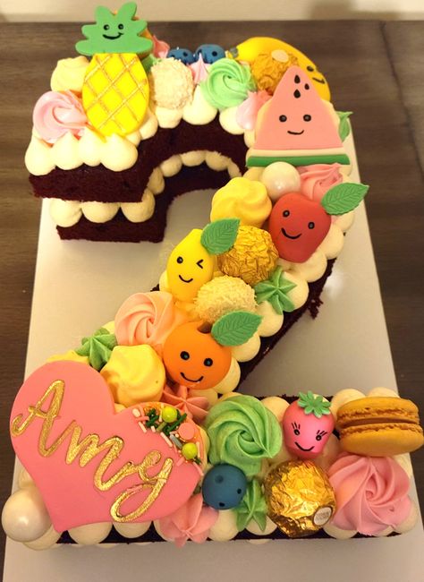 Twotti Frutti Cookies, Tutti Fruitti Birthday Cake, Fruit 1st Birthday Party Girl, 2 Fruity Birthday, Tooty Fruity Birthday Cake, 2nd Birthday Fruit Theme, Twotti Frutti Cake, Two Frutti Birthday Party, Two Tii Fruit Birthday Theme