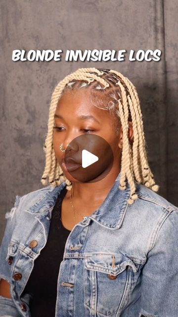 DMV Braider on Instagram: "Are we loving the blonde invisible locs? 😍

—————————————————————
Comment, Like, Share🔥

Located in Bowie, MD

•
•
•
•

#dmvhairstylist #braids #marylandhairstylist #baltimorehairstylist #marylandhairstylist #invisiblelocs #invisiblelocstwist #dmvropetwists #caymoneistyles #dmvbraider #retwistandstyle #locstyles #hairtutorials #ropetwists #womanwithlocs #dmvretwistandstyle #starterlocs #starterlocjourney #locstyles #growingouthair #dmvlocs #dmvloctician #loctransformation #locsmithing #dmvlocstylist #dmvbraider #twostrandtwist #twostrandlocs #coilmethod #loccoils #healthylocs #lochealth" Blond Locs Black Women, Blonde Invisible Locs, Platinum Blonde Locs, Locs Edges, Blond Locs, Invisible Locs, Growing Out Hair, Two Strand Twist, Starter Locs