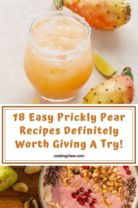 Prickly Pear Smoothie, What To Do With Prickly Pears, Prickly Pear Recipes Food, Cactus Fruit Recipe, Prickly Pear Dessert Recipes, Cactus Pear Recipe, Prickly Pear Cactus Recipes, Pear Jelly Recipes, Pear Smoothie Recipes