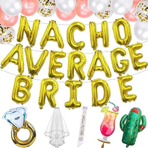 Amazon.com: Nacho Average Bride Decorations Mexican Bachelorette Party Decorations Nacho Average Bride Balloons, Diamond Ring Balloon, Cinco De Mayo Wedding Decorations Bachelorette Party Fiesta Bridal Shower : Home & Kitchen Bachelorette Party Decorations Balloons, Bridal Brunch Decorations, Nacho Average Bride, Final Fiesta Bachelorette Party, Mexican Fiesta Bridal Shower, Ring Balloon, Final Fiesta Bachelorette, Fiesta Bachelorette Party, Mexican Bridal Showers