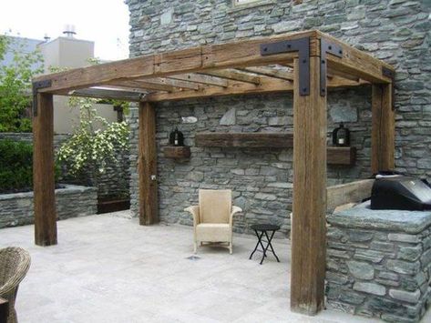 You might think a pergola is a pergola. It is not. They range from ugly to really ugly to stunningly beautiful. As I found out this winter while searching for one for my backyard. If you’re looking for the stunningly beautiful type, here are 10 great options to inspire you. … Continue reading → #buildingapergola Leopold Bench, Timber Frame Pergola, Ombra Pergola, Pergola Modern, Iron Pergola, Rustic Pergola, Timber Pergola, Pergola Diy, Pergola Pictures