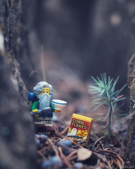 Toy Pictures, Lego Boxes, Nexo Knights, Got Milk, Miniature Photography, Morning Cereal, Amazing Lego Creations, Lego Photo, Lego Minifigs