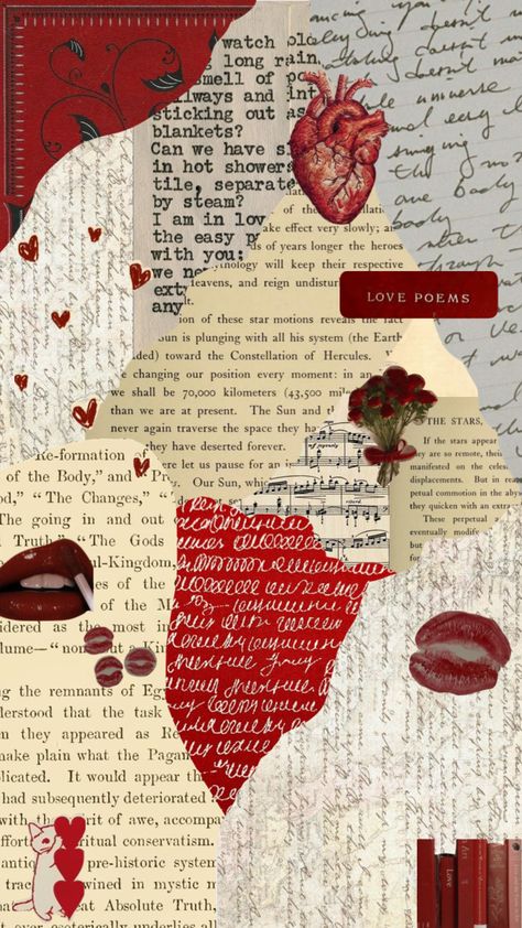 Valentine Wallpapers, Red Collage, Fireplace Tv Wall Decor, Valentine Wallpaper, Red Journal, Red Pages, Disney Romance, Room 2023, Fireplace Tv Wall