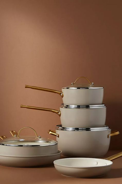 Cookware | Baking Set & Cooking Supplies | Anthropologie Induction Oven, Bamboo Utensils, Kitchen Cookware Sets, Ceramic Cookware, Silicon Utensils, Cooking Supplies, Pots And Pans Sets, Kitchen Pot, Cooking Pan