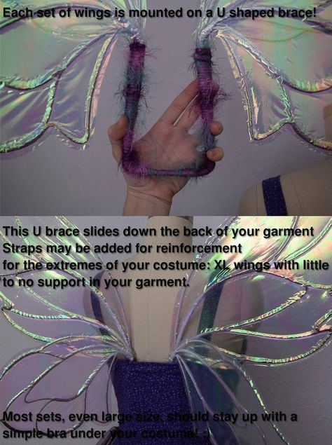 Flower Fairy Wings, Iridescent Fairy Wings, Iridescent Fairy, Diy Fairy Wings, Fairy Costume Diy, Wings Cosplay, Fairy Cosplay, Fair Outfits, Diy Kostüm