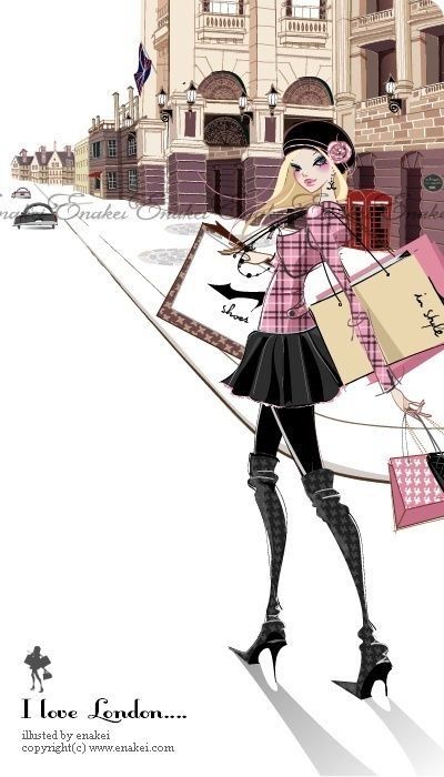 Girly Illustration, Girly Graphics, San Myshuno, Fashion Art Illustration, Wallpaper Collection, Oui Oui, Illustration Sketches, Love To Shop, Pics Art