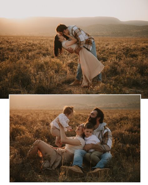 Golden Hour Family session | Eeve Photography | storytelling family photography | family pose ideas outdoor field photoshoot Dreamy Family Photoshoot, Family Field Photoshoot, Family Photo Poses Outdoor, Boho Family Pictures, Field Family Photoshoot, Moody Family Photos, Family Pose Ideas, Desert Family Photos, Photography Storytelling