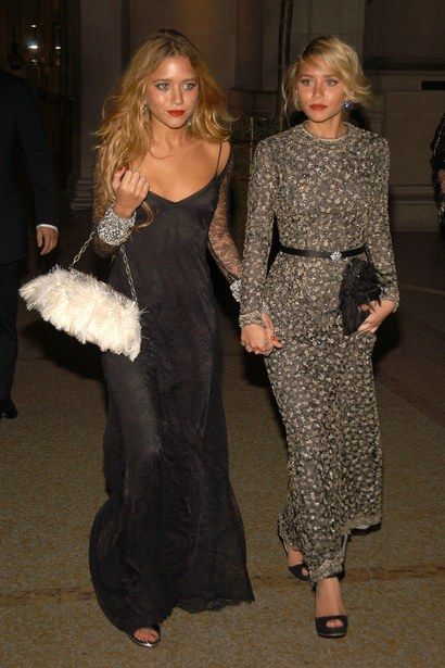 Ashley Olsen Style, Olsen Fashion, Olsen Twins Style, Mary Kate And Ashley, Badgley Mischka Dress, Mary Kate Ashley, Olsen Twins, Mary Kate Olsen, Ashley Olsen