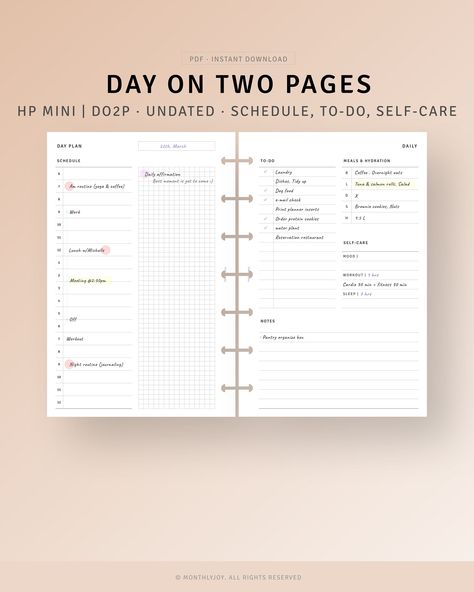 Daily routine planner