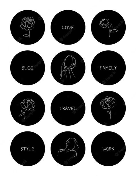 Cover Highlight Instagram Black, Cover For Highlight Instagram, Instagram Highlight Covers Baby Black, Cover Highlight Instagram, Instagram Icons Aesthetic, Cover Highlights, Instagram Story Covers, Pastel Highlights, Instagram Black Theme