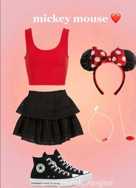 Mickey Mouse Halloween Costume, Casual Halloween Costumes, Minnie Mouse Halloween Costume, Fun Halloween Outfits, Minnie Costume, Disney Bound Outfits Casual, Cute Group Halloween Costumes, Matching Halloween Costumes, Classy Halloween Costumes