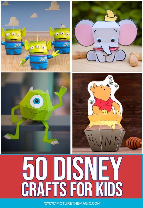 Easy Disney Crafts For Kids, Easy Disney Crafts, Disney Crafts For Adults, Disney Crafts For Kids, Disney Activities, Disney Camping, Paper Plate Craft, Disney Diy Crafts, Mike Wazowski