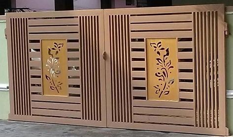 Pagar Modern, Latest Gate Design, Iron Main Gate Design, Gate Design Ideas, Modern Main Gate Designs, Home Gate Design, Gate Wall Design, Grill Gate, Gate Designs Modern