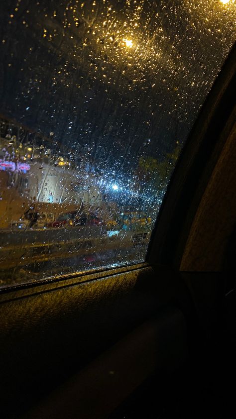 Aesthetic Rain, Rainy Day Aesthetic, Birthday Captions Instagram, Night Rain, Sky Pictures, Night Scenery, Rainy Night, Pop Art Wallpaper, Driving Pictures