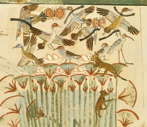 Animals In Ancient Egypt, Egyptian Animals Ancient Egypt, Ancient Egyptian Culture, Animal Goddess, Ancient Egypt Design, Ancient Egyptian Painting, Ancient Egypt Cat, Ancient Egypt Animals, Egypt Animals