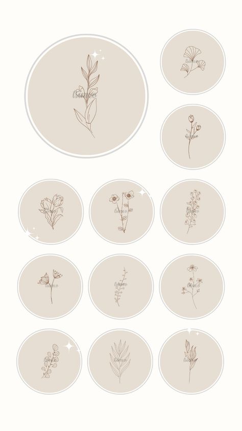 Are you searching for the perfect instagram highlight icons? Our collection of hand-drawn floral icons are the perfect fit for your personal brand. From romantic roses to fun daisies, these insta highlight cover icons are perfect for you. Don't settle for a plain and boring insta highlight cover use our floral line art icons. Instead, please choose one of our beautiful flower design cover to give your Instagram account a touch of nature and add some flowers to your Instagram story. Line Botanical, Goodnotes Elements, Floral Icons, Cover Icons, Gray Instagram, Insta Aesthetic, Ig Highlight, Instagram Highlight Cover, Insta Filters