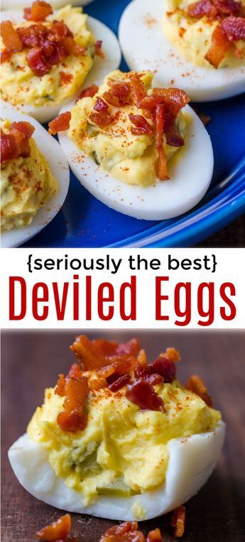 Deviled Eggs With Bacon, The Best Deviled Eggs, Perfect Deviled Eggs, Stuffed Eggs, Eggs With Bacon, Deviled Eggs Recipe Easy, Devilled Eggs Recipe Best, Deviled Eggs Recipe Classic, Best Deviled Eggs